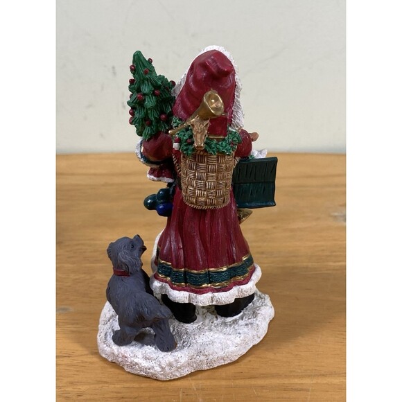 Santa's From Around The World American Santa Figurine 1994 Made in China - Picture 6 of 16